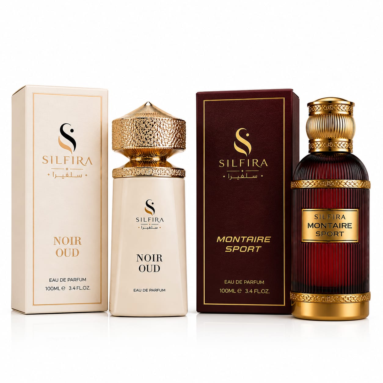 Noir Oud × Montaire Sport Duo Pack | Luxury Eau de Parfum Collection | 2 × 100ml