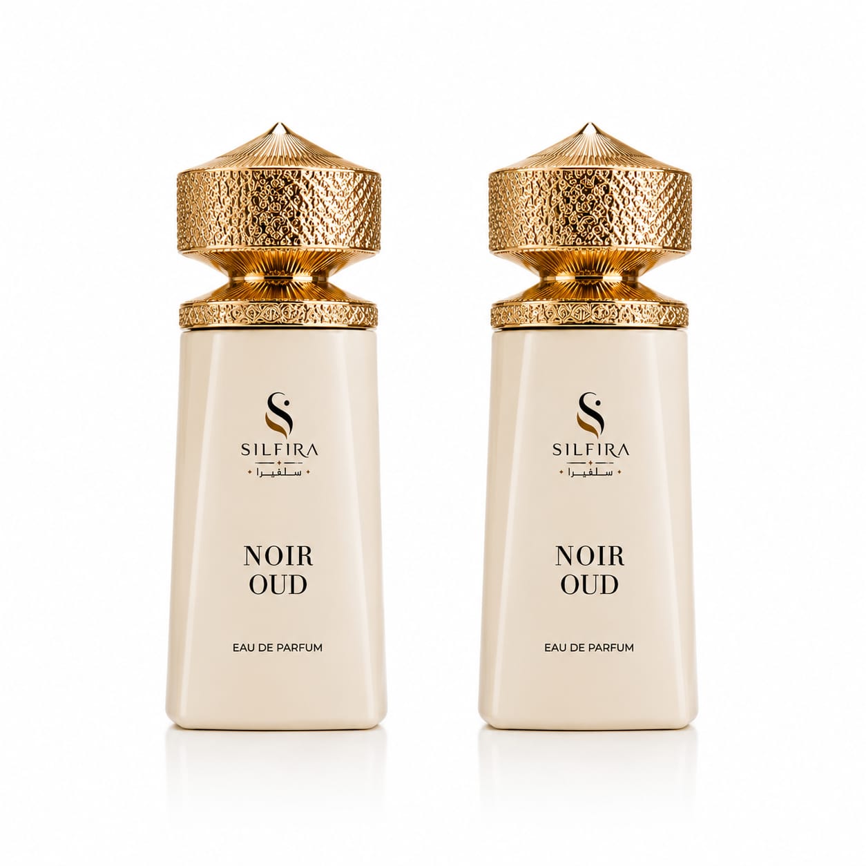 Noir Oud Eau de Parfum | Pack of 2 | Long-Lasting Oriental Woody Fragrance | 2 × 100ml