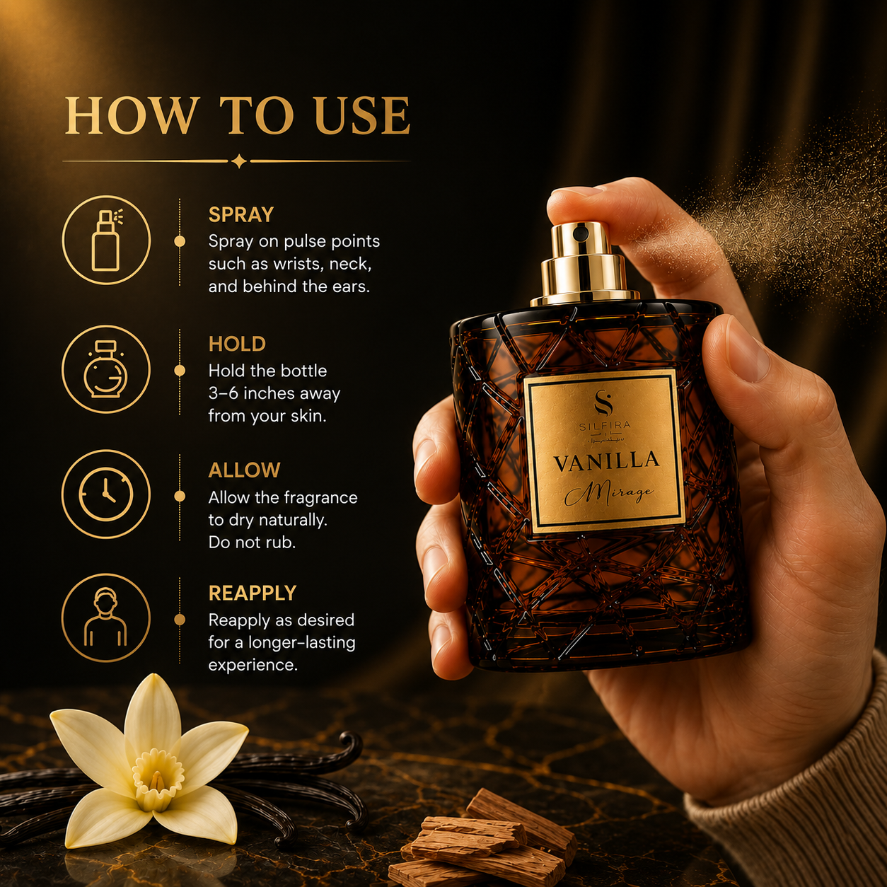 Vanilla Mirage Eau de Parfum | Pack of 2 | Creamy Gourmand Fragrance | 2 × 100ml